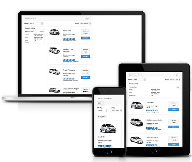 Car Rental Responsive Design