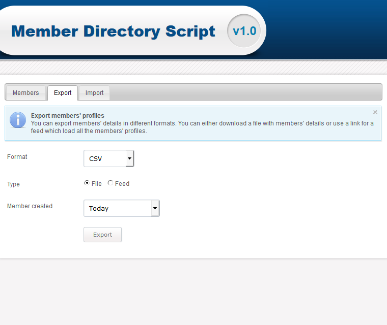 Export And Import Member Profiles And Listings