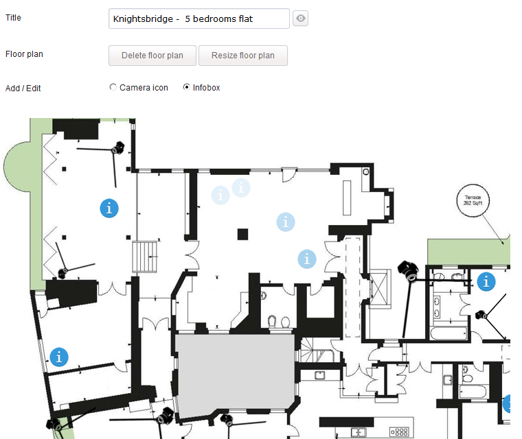 Interactive Floor Plan Place Info Icons Wherever You Need On The Floor Plan Or Map