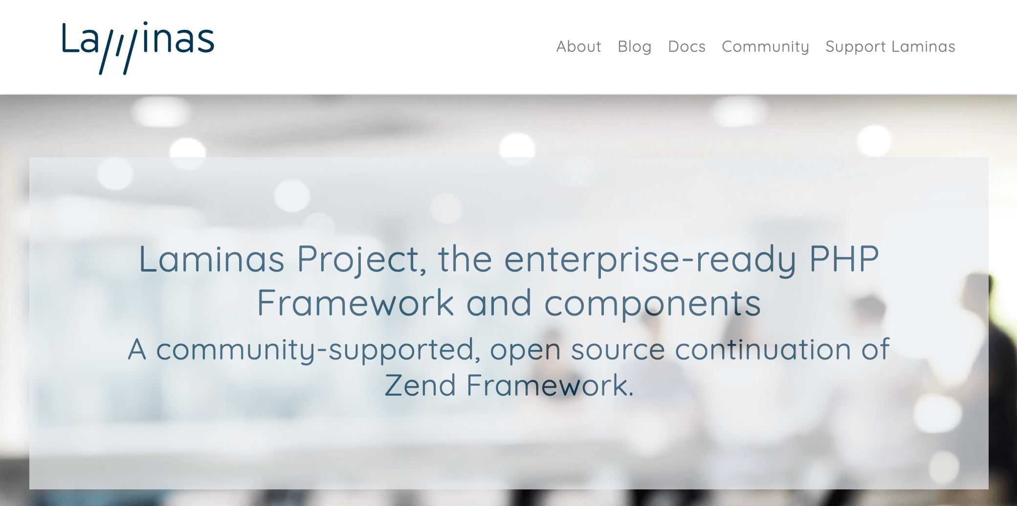 Laminas Project – previously the Zend Framework