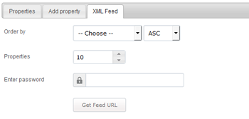 Property listing XML feed